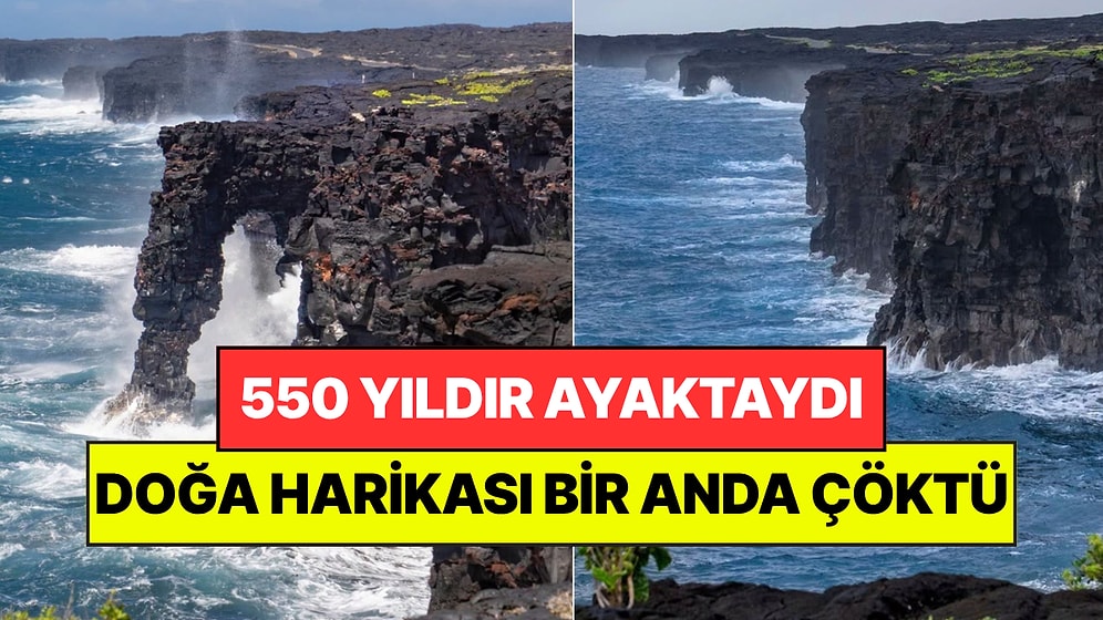 550 Yıllık Devasa Doğa Harikası Bir Anda Çöktü: Okyanusun Dibine Gömüldü