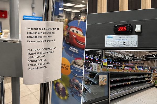 Saldırı marketlerin soğutma sistemlerini hedef aldı.