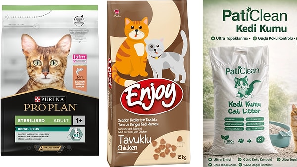 Pet shop ürünlerinde tüm indirimlere ek sepette %15 net indirim!
