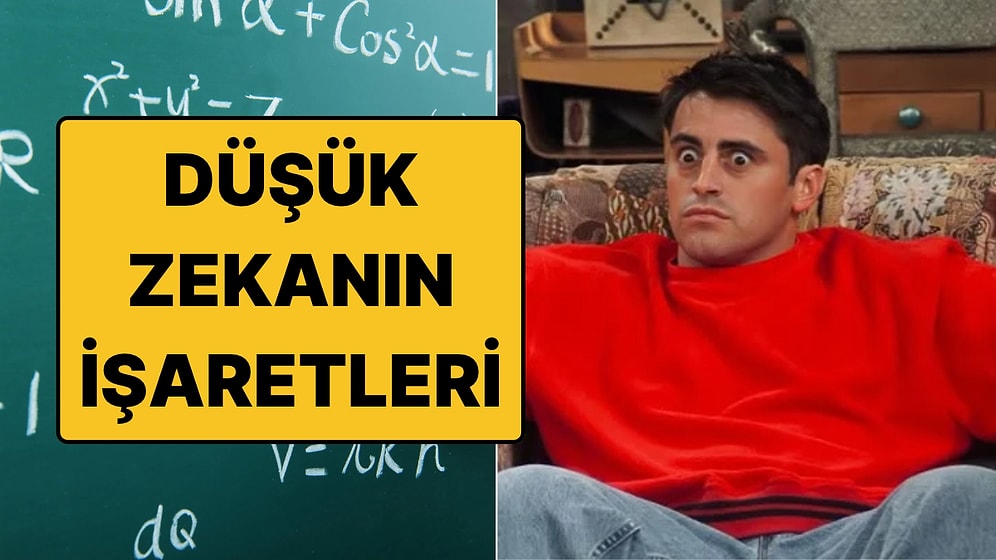 Düşük Zekaya İşaret Eden 8 Davranış