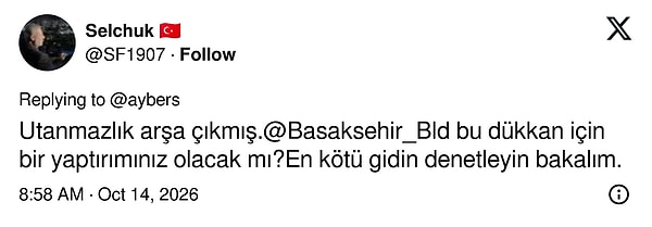 Belediyeden denetim istedi