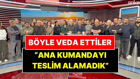Halk TV Çalışanları Ekrana Böyle Veda Etti