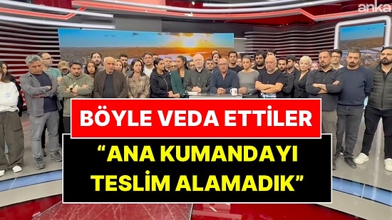 Halk TV Çalışanları Ekrana Böyle Veda Etti