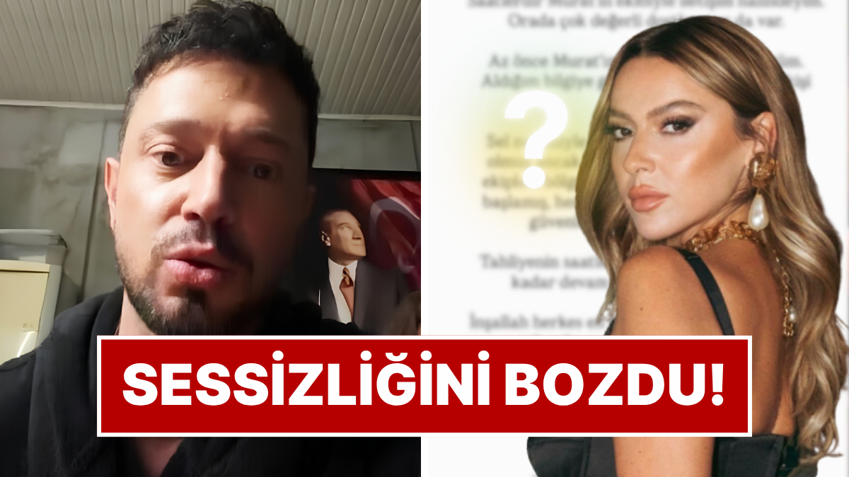 Yakın Arkadaşı Murat Boz Selde Mahsur Kalmıştı: Hadise'den Açıklama Geldi!
