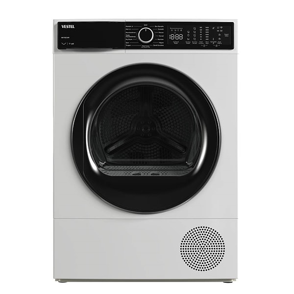 En iyi kurutma makinesi hangisi? Vestel'de 8 kg'dan 12 kg'a 10 ısı pompalı model var ve doğru seçim ihtiyaca göre değişiyor