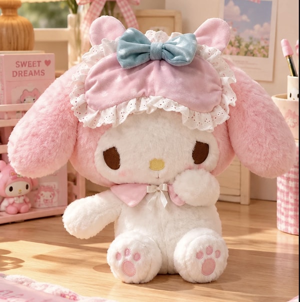 Miniso Sanrio lisanslı My Melody peluş oyuncakta ''Onedio'' koduyla 250 TL indirim!