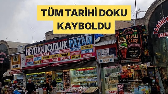Kayseri'de Tarihi Kapalı Çarşı'nın Girişindeki Yapay Zekâ Tabelalar Tepki Çekti