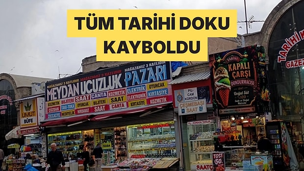 Kayseri'de Tarihi Kapalı Çarşı'nın Girişindeki Yapay Zekâ Tabelalar Tepki Çekti