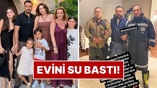 Evini Su Basan Alişan Saatlerce Çalışan İtfaiye Ekibine Teşekkür Etti!