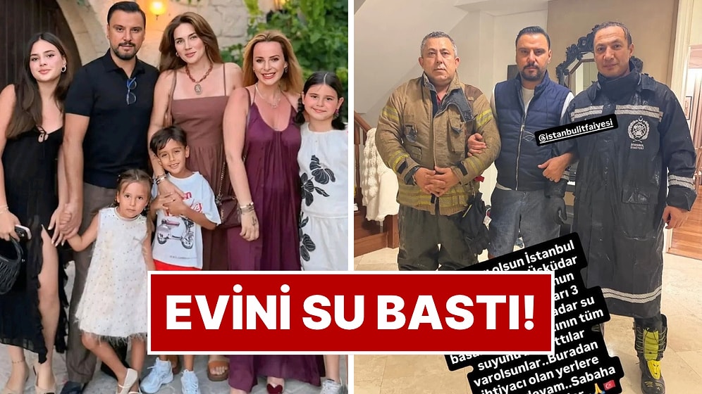 Evini Su Basan Alişan Saatlerce Çalışan İtfaiye Ekibine Teşekkür Etti!