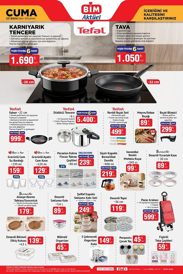 Tefal Karnıyarık Tencere 1.690 TL