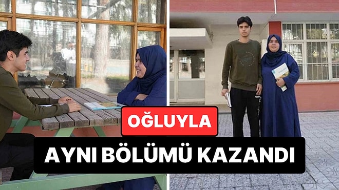 Üniversite Sınavına 4. Kez Girdi: İlkokul Mezunu Anne Oğluyla Aynı Bölümü Kazandı