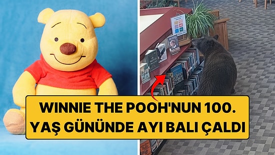 Winnie The Pooh'nun 100. Yaş Gününde Kütüphaneye Giren Ayı Bal Çaldı