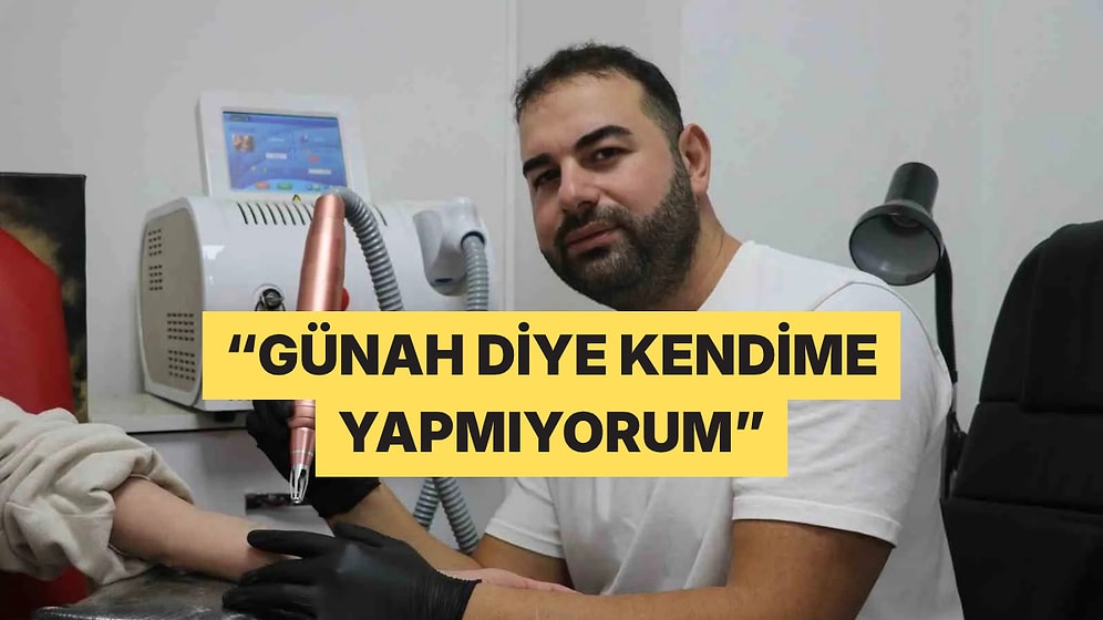 Sivaslı Dövme Sanatçısı Kendisine Neden Hiç Dövme Yaptırmadığını Açıkladı