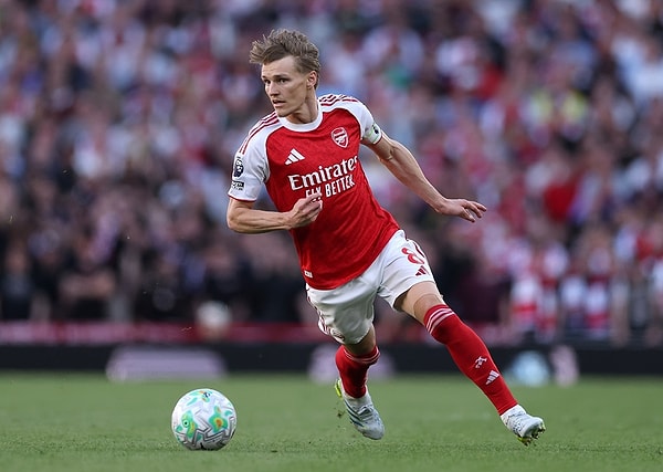 Ødegaard onuncu sırada yer aldı.