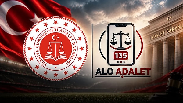 Alo Adalet 135 hattı 81 ilde aktif.