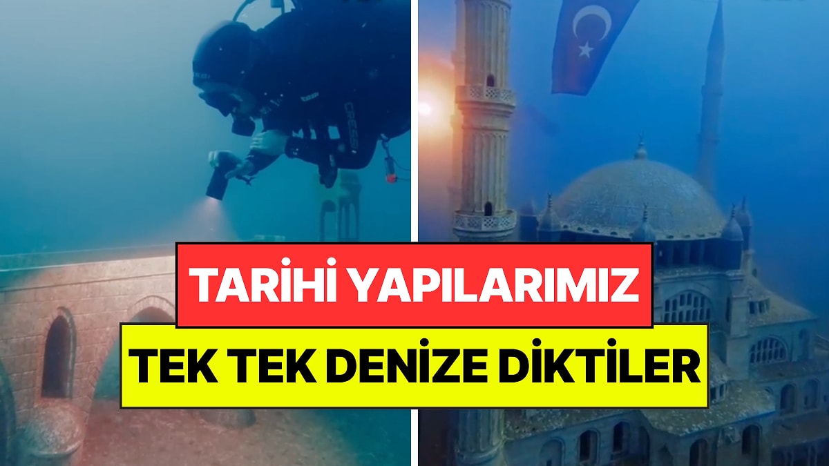 Türkiye'nin Tarihi Yapılarını Tek Tek Denize Diktiler: Beklenmeyen Yaşandı
