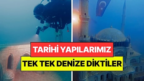 Türkiye'nin Tarihi Yapılarını Tek Tek Denize Diktiler: Beklenmeyen Yaşandı