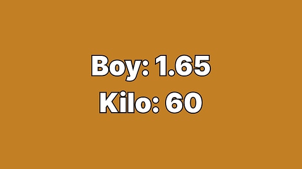 Boy 1.65 Kilo: 60
