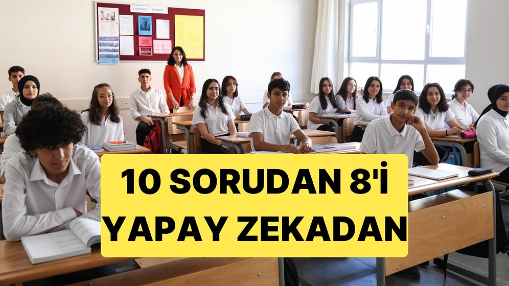 Okullarda Yazılı Sınav Sistemi Değişiyor: 10 Sorunun 8'ini Yapay Zeka Hazırlayacak