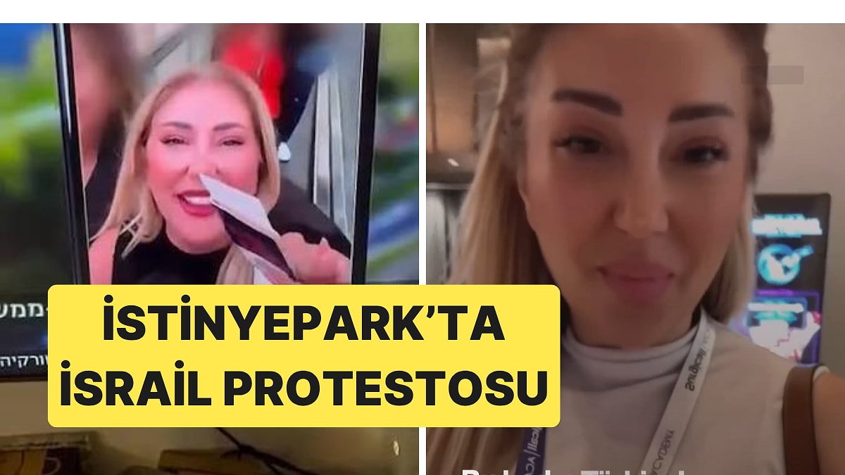 İstinyePark'ta Bir Grup Klodya Medina'yı Protesto Etti: İddialara Göre İsrailli Askerleri Türkiye'de Ağırlıyor