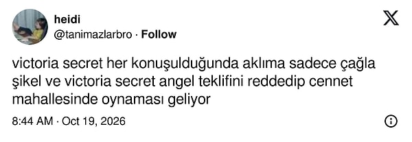 Cennet'i tercih etti.