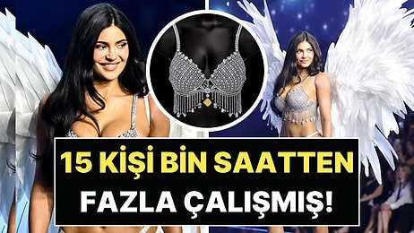 Kylie Jenner'ın Victoria's Secret Defilesinde Giydiği 50 Milyon Dolarlık Sütyeninin Dudak Uçuklatan Detayları!