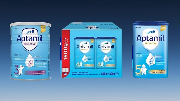 Aptamil çocuk devam sütlerinde avantajlı paketler ve indirimler!