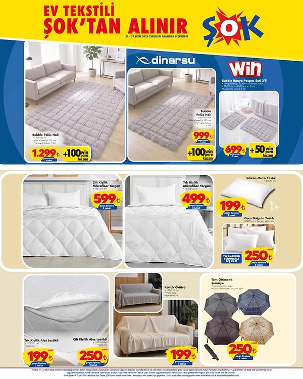 Bubble Pelüş Halı 120x180 cm 1.299 TL