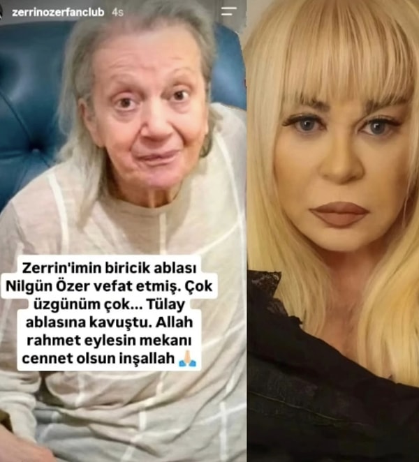 Peş peşe yaşadığı kayıplar Zerrin Özer'in acısını derinleştirdi.