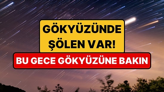 Bu Gece Gökyüzüne Bakın: Orionid Meteor Yağmuru Zirvede Olacak!