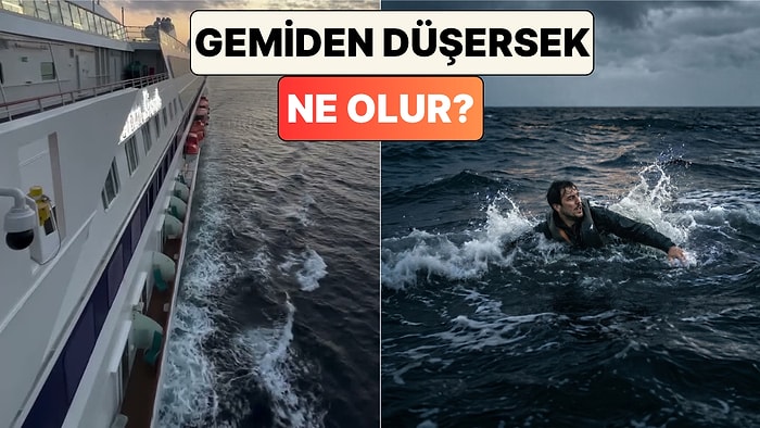 Bir Kaptan Merak Edilen O Soruyu Yanıtladı: Açık Denizde Dev Bir Gemiden Düşersek Ne Olur?