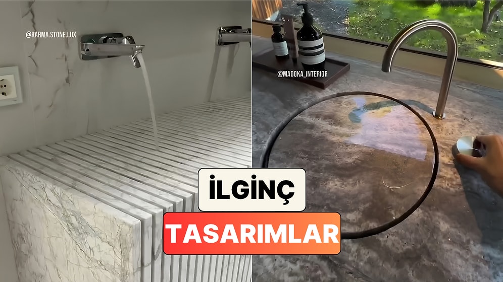 Karşılaştığında Ne Yapacağını Bilemeyenler İçin Birbirinden İlginç Tasarımlara Sahip Lavabolar