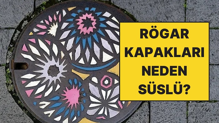 Japonya'da Rögar Kapakları Neden Renkli Resimlerle Süslü?