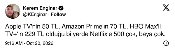 Teknolojiyle ilgili içerik üretenler fiyatları eleştirdi.