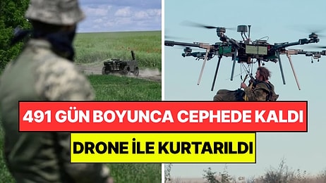 Drone'lar Bu Sefer Hayat Kurtardı: 491 Gün Cephede Kalan Asker Uçurularak Çıkarıldı