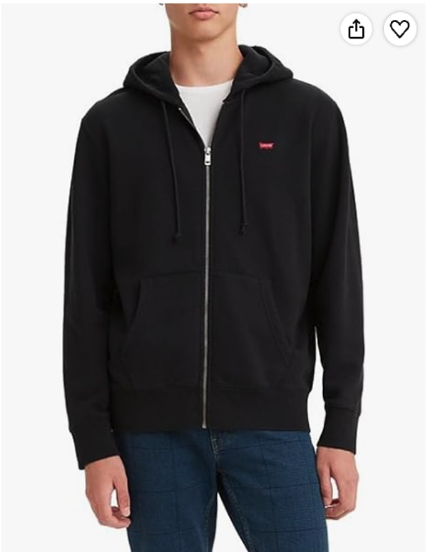 Konfor ve şıklık bir arada Levi’s Zip Erkek Hoodie, 365 günün en düşük fiyatında!