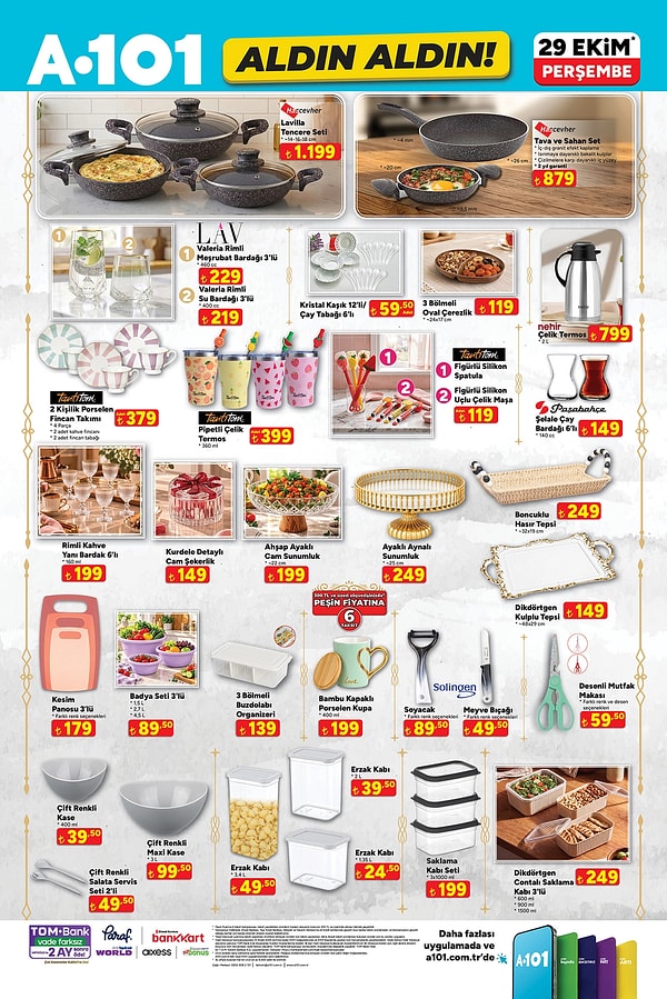 Hascevher Lavilla Tencere Seti 1.199 TL