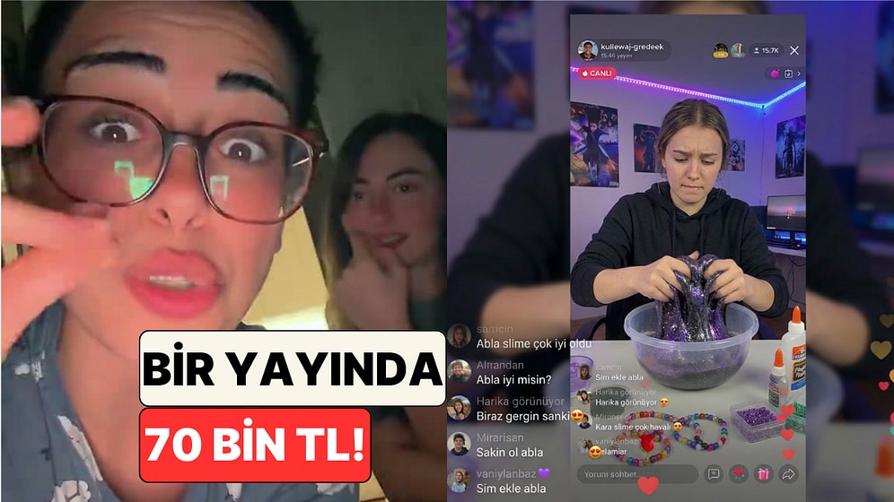 Bir İçerik Üreticisi TikTok'ta Slime Yapan Yayıncıların Bir Gecede Topladığı Parayı Hesapladı
