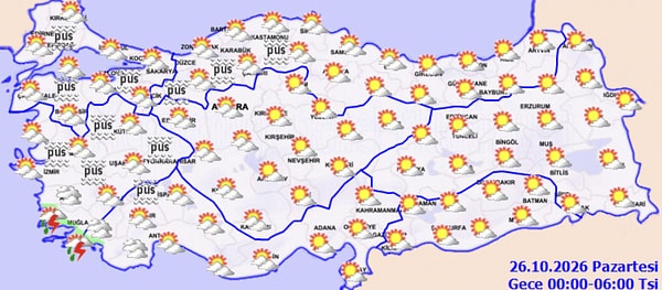 Büyükşehirlerde ve Bazı İllerde Beklenen En Yüksek Sıcaklıklar: