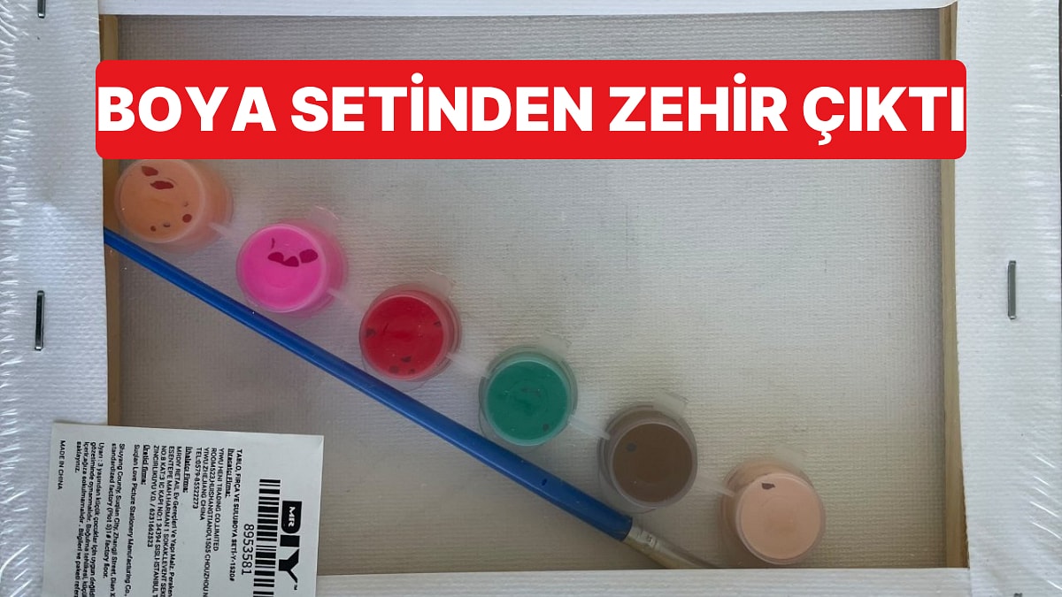 Ticaret Bakanlığı Zincir Mağazalarda Satılan Tablo Fırça ve Sulu Boya Setinin Satışını Yasaklayıp Toplattı
