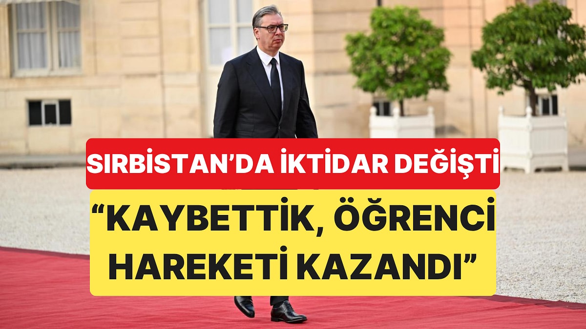 Sırbistan'da Sandıklar Kapandıktan Sonra Kameraların Karşısına Geçen Vucic Seçim Sonucunu Duyurdu