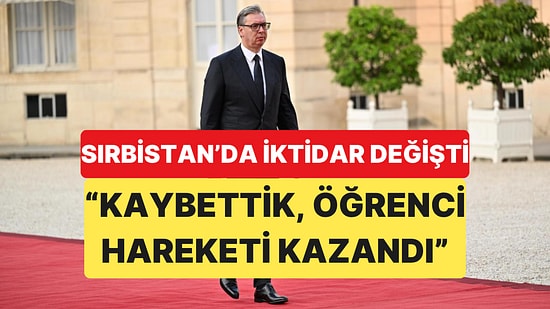 Sırbistan'da Sandıklar Kapandıktan Sonra Kameraların Karşısına Geçen Vucic Seçim Sonucunu Duyurdu