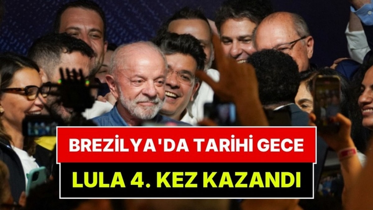 İlk Turu Kaybetmişti, Sandıktan Zaferle Çıktı: Lula da Silva 81 Yaşında 4. Kez Devlet Başkanı Seçildi