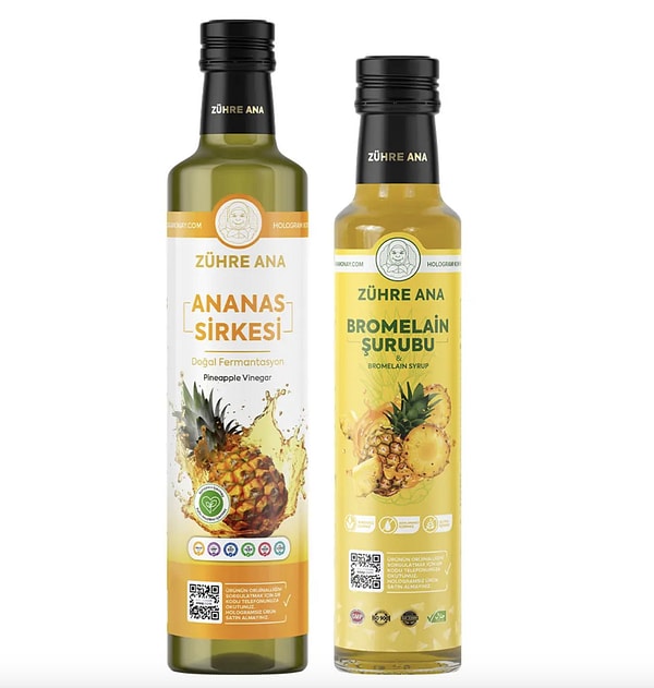 Zühre Ana ananas sirkeli bromelain detox şurubu onedio10 koduyla avantajlı!
