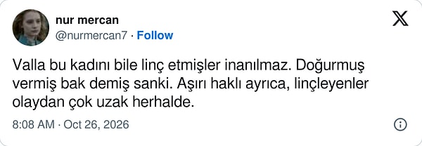 Kadını linçleyenlerin olaydan uzak olduğunu savundu