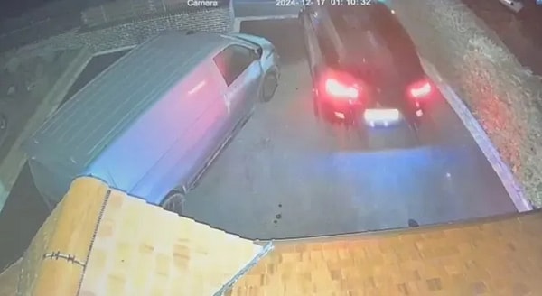 Hırsızlar aracı 15 dakikada götürdü