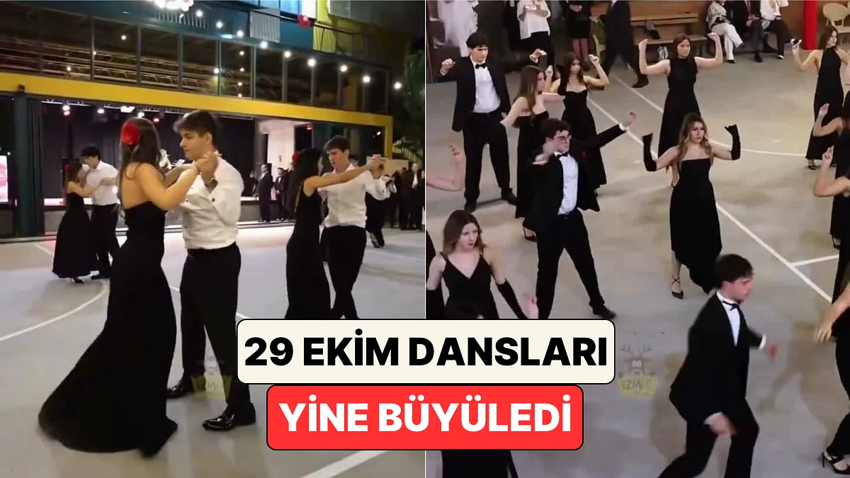 İzmir'deki Saint Joseph Fransız Lisesi Öğrencileri Geleneksel Zeybek ve Vals Gösterisini Yaptı