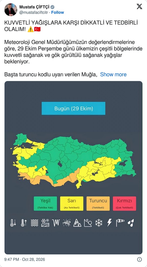 İçişleri Bakanı Mustafa Çiftçi'nin açıklaması şöyle: