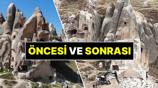 Çöken Peribacasının Önceki ve Son Hali Ortaya Çıktı